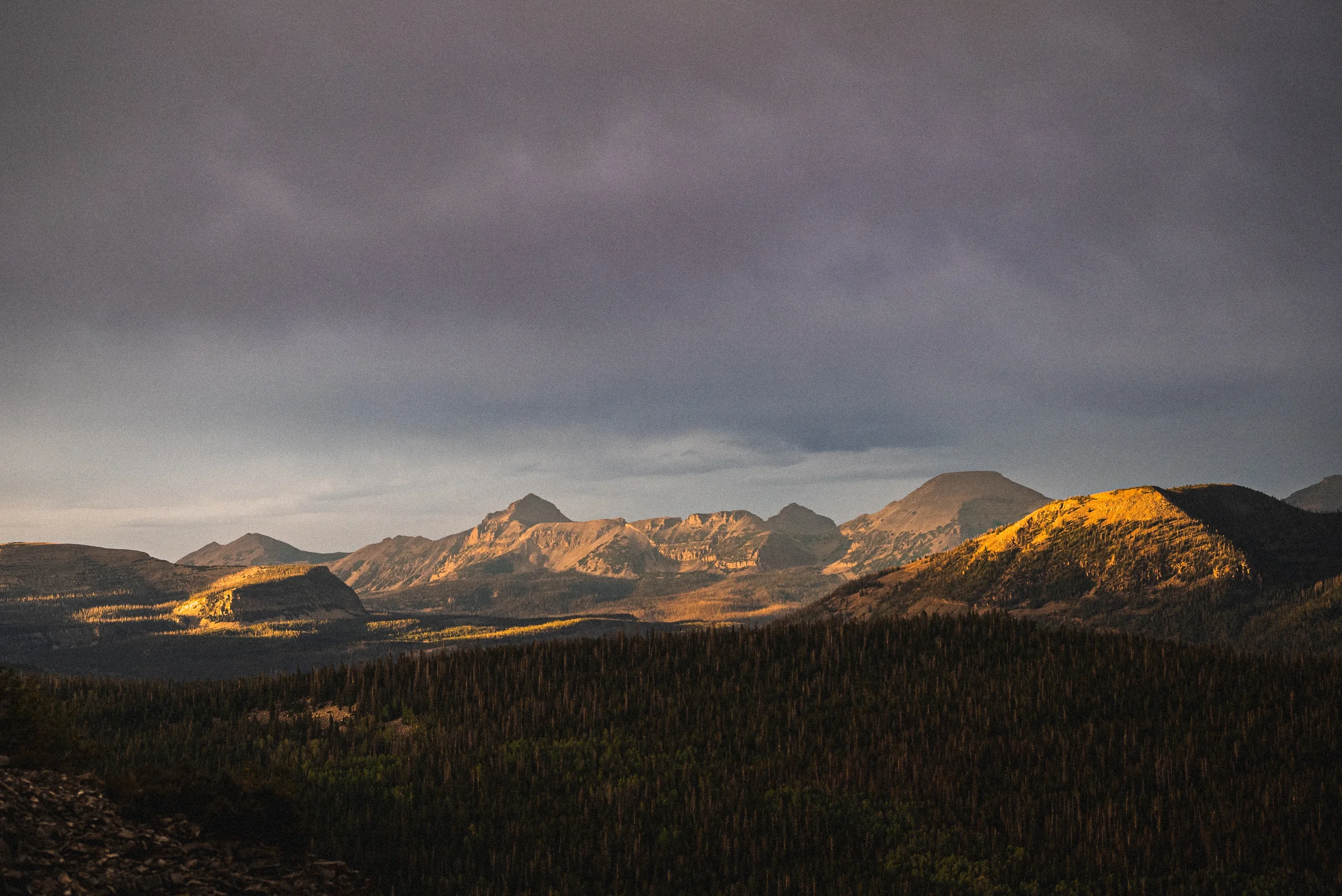 Sunset in the uintas