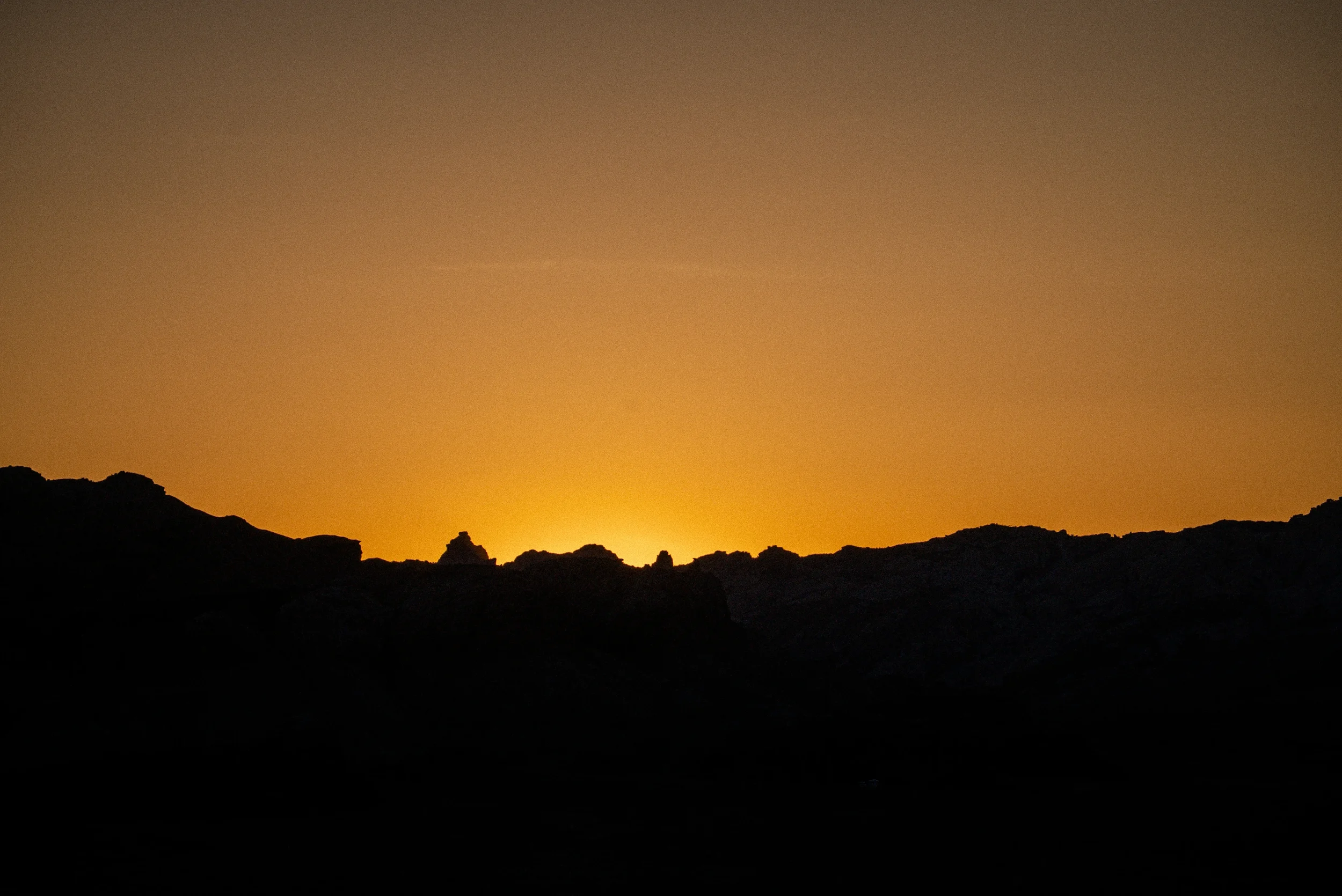 sunset gradient in the sky