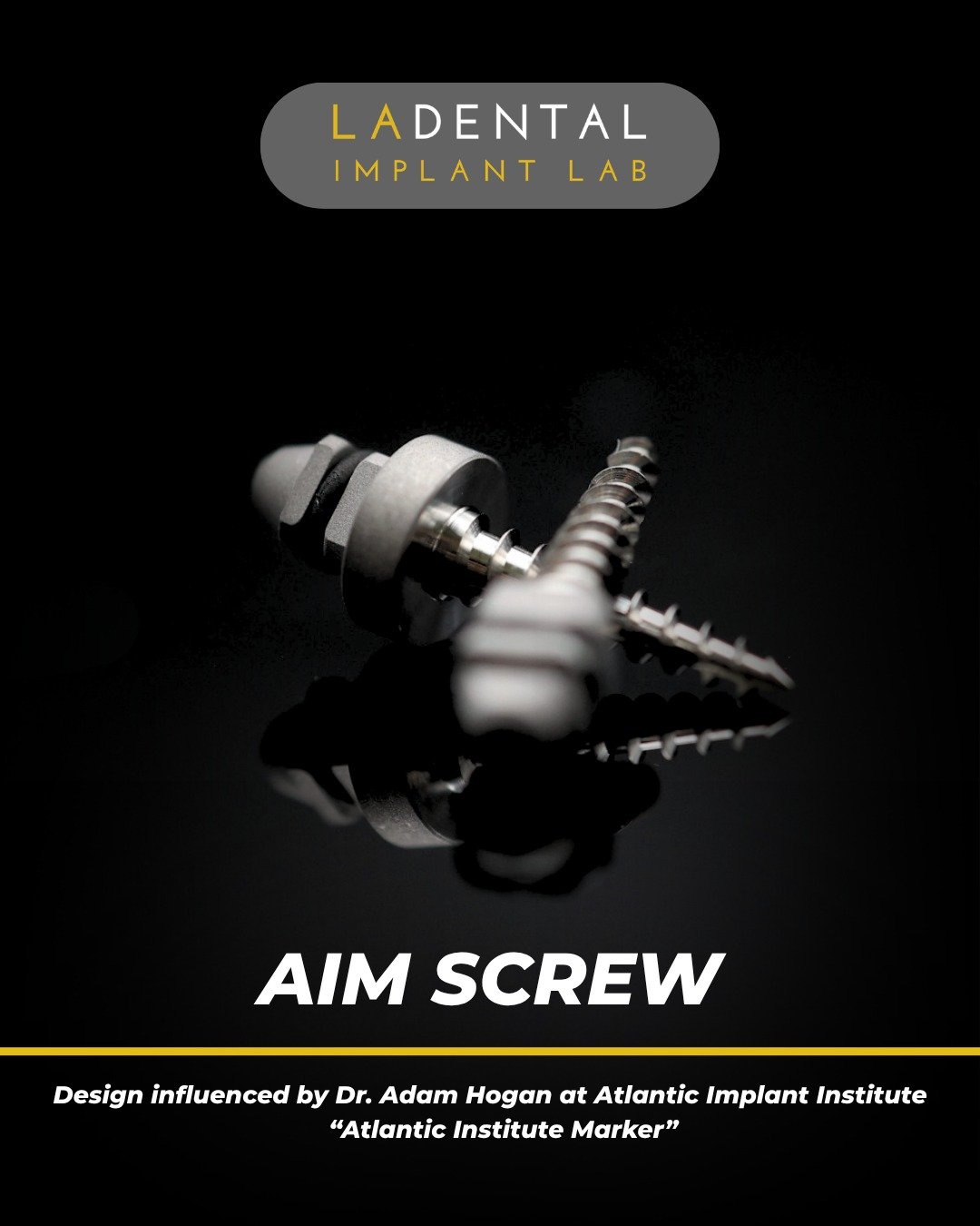 Precision starts at the foundation.

The AIM Screw serves as a surgical fiducial reference marker with an MUA interface, designed to improve accuracy in full-arch workflows. By establishing a stable and repeatable reference point, it enhances the pre