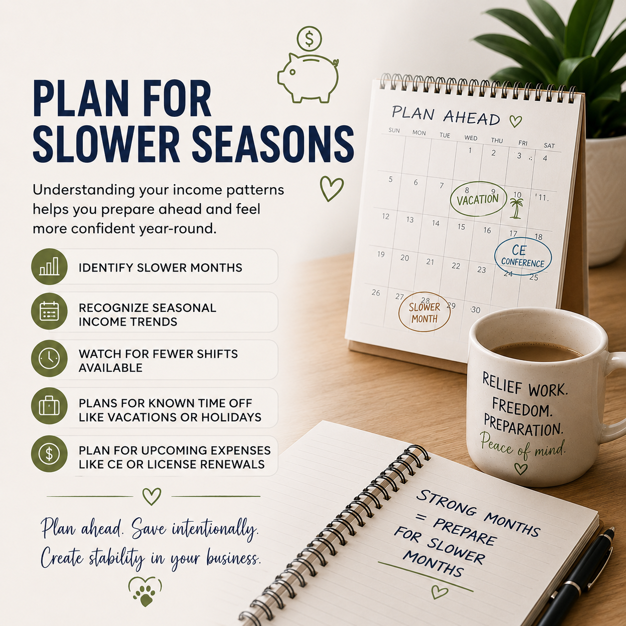 Plan for Slower Seasons