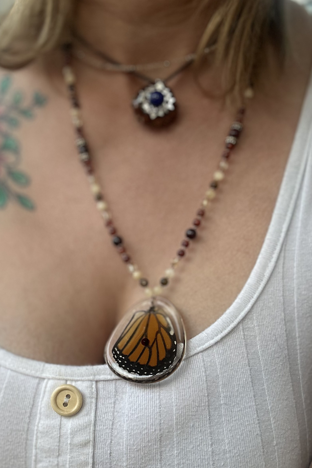 Monarch Butterfly wing collaboration with Eclectic Collectics