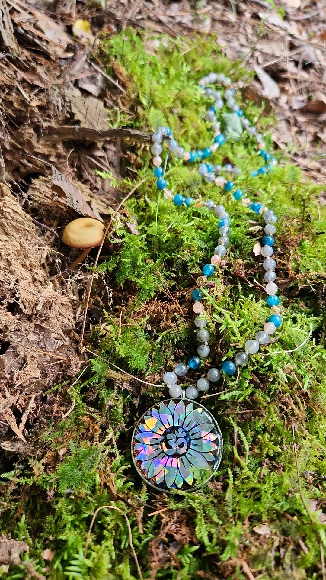You Are I Orgonite Mala Necklace Collab