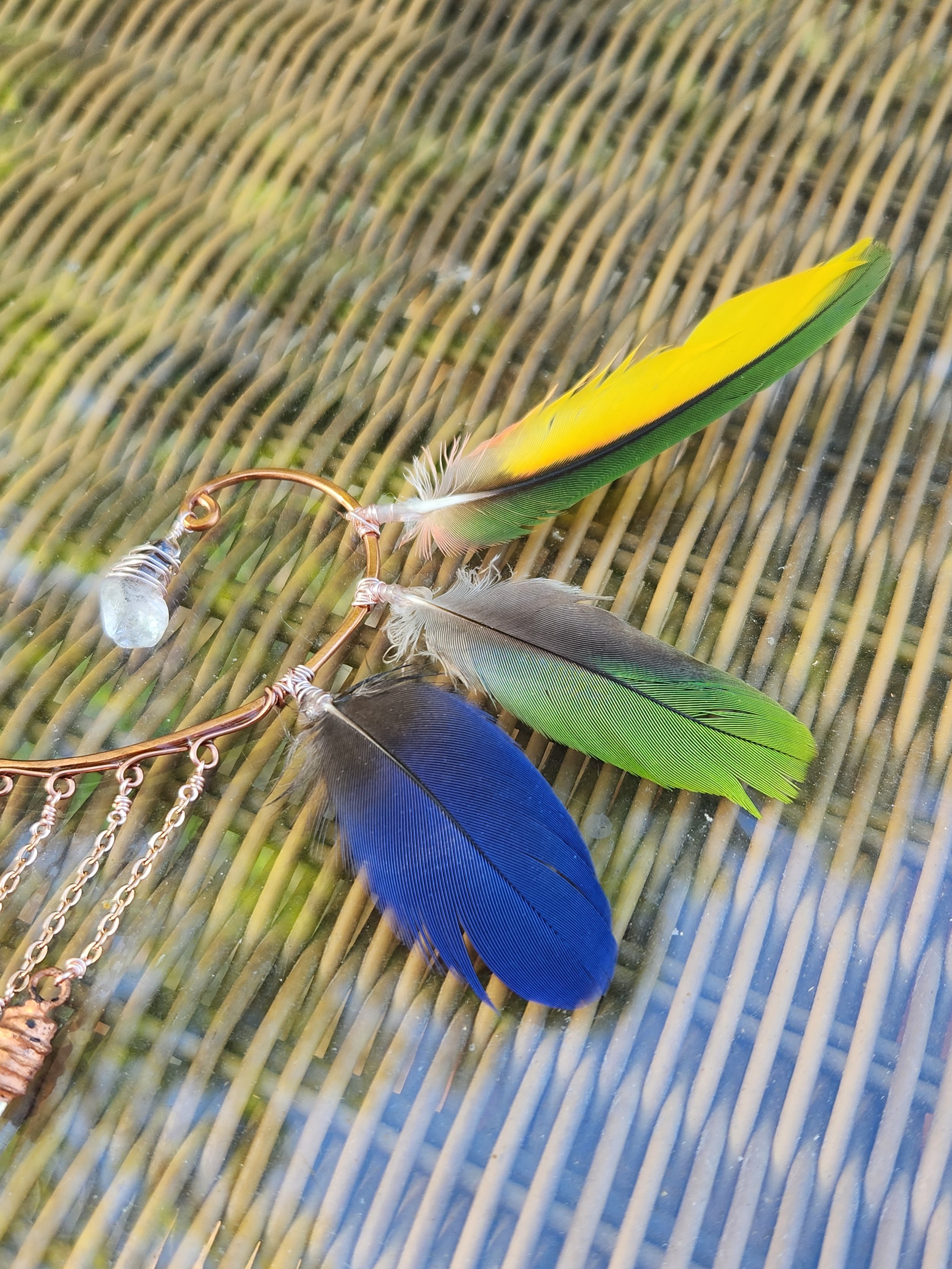 Wrapped Feather Detail Ear Cuff