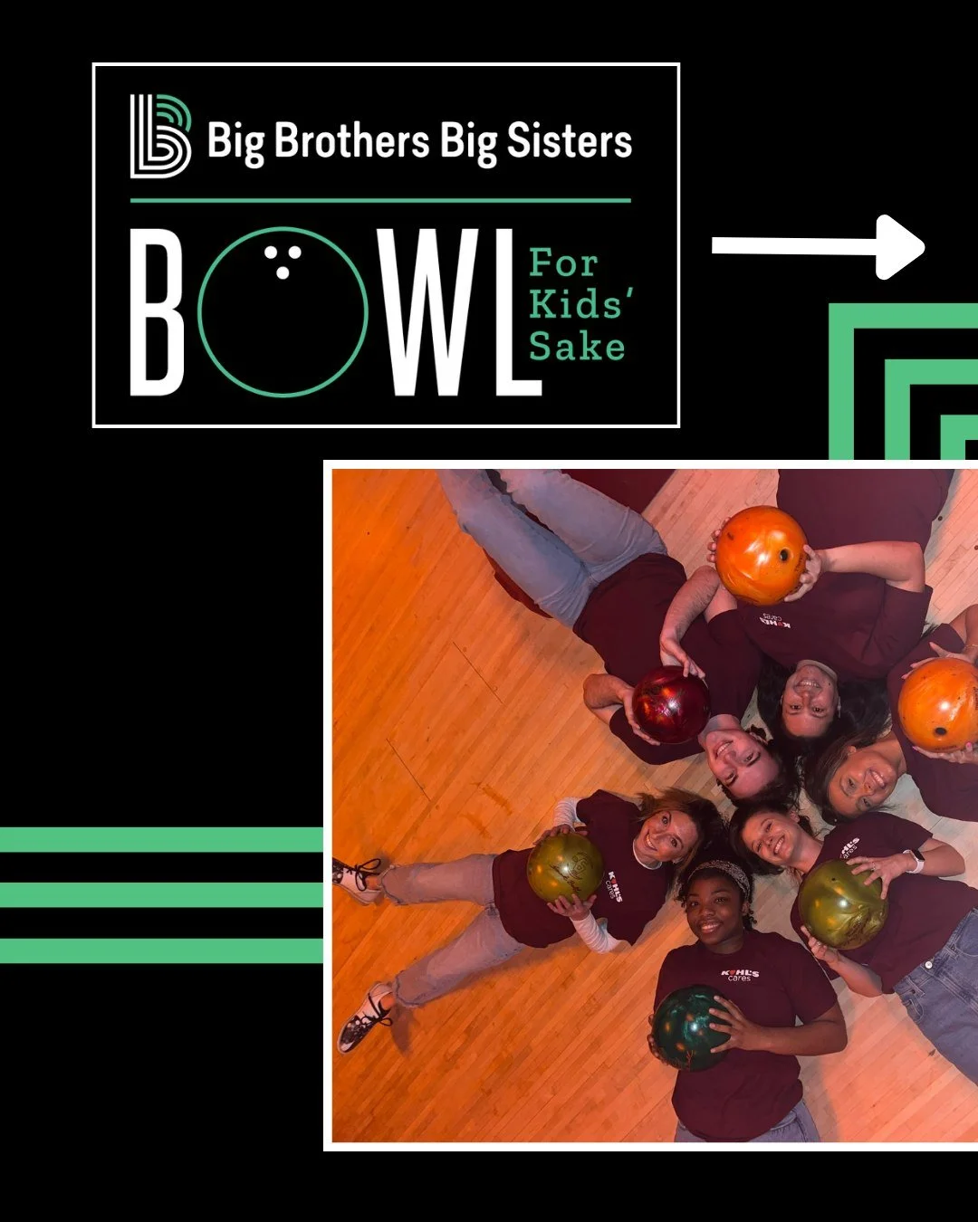 We are halfway through Bowl for Kids' Sake! 🎳🍕

There's still plenty of time to sign up and bowl so what are you waiting for? Sign up and bowl for good today. 👉www.bbbsmilwaukee.org/bfks2026 

#bbbsmke #letsgobowling #ittakeslittletobebig #Bowlfor