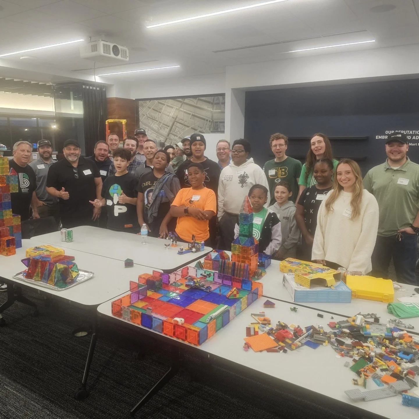 🧱✨ Building Bright Futures with LEGO &amp; Career Exploration! ✨🧱

Our Littles &amp; Bigs had an amazing time at LEGO Night with our friends from @mortenson_construction! Matches worked alongside Mortenson volunteers to design, build, and problem-s