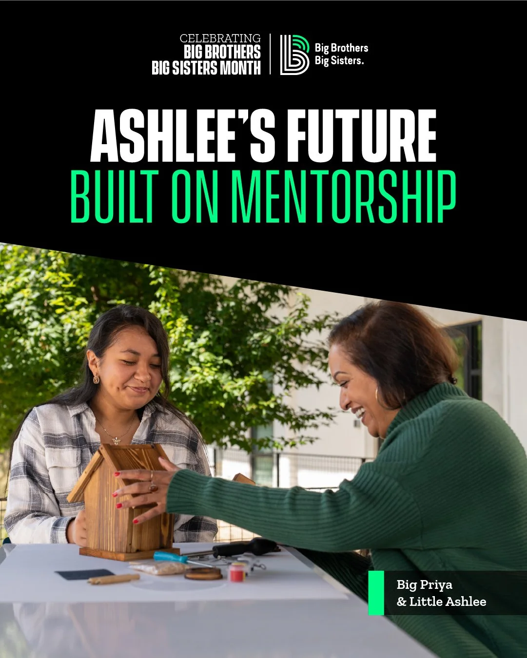 The future doesn&rsquo;t build itself. It takes people who show up for the next generation. 💪💚

This #BBBSMonth, we're celebrating the Bigs who are helping make mentorship essential infrastructure in Milwaukee. 🏢

Ready to build the future? Become