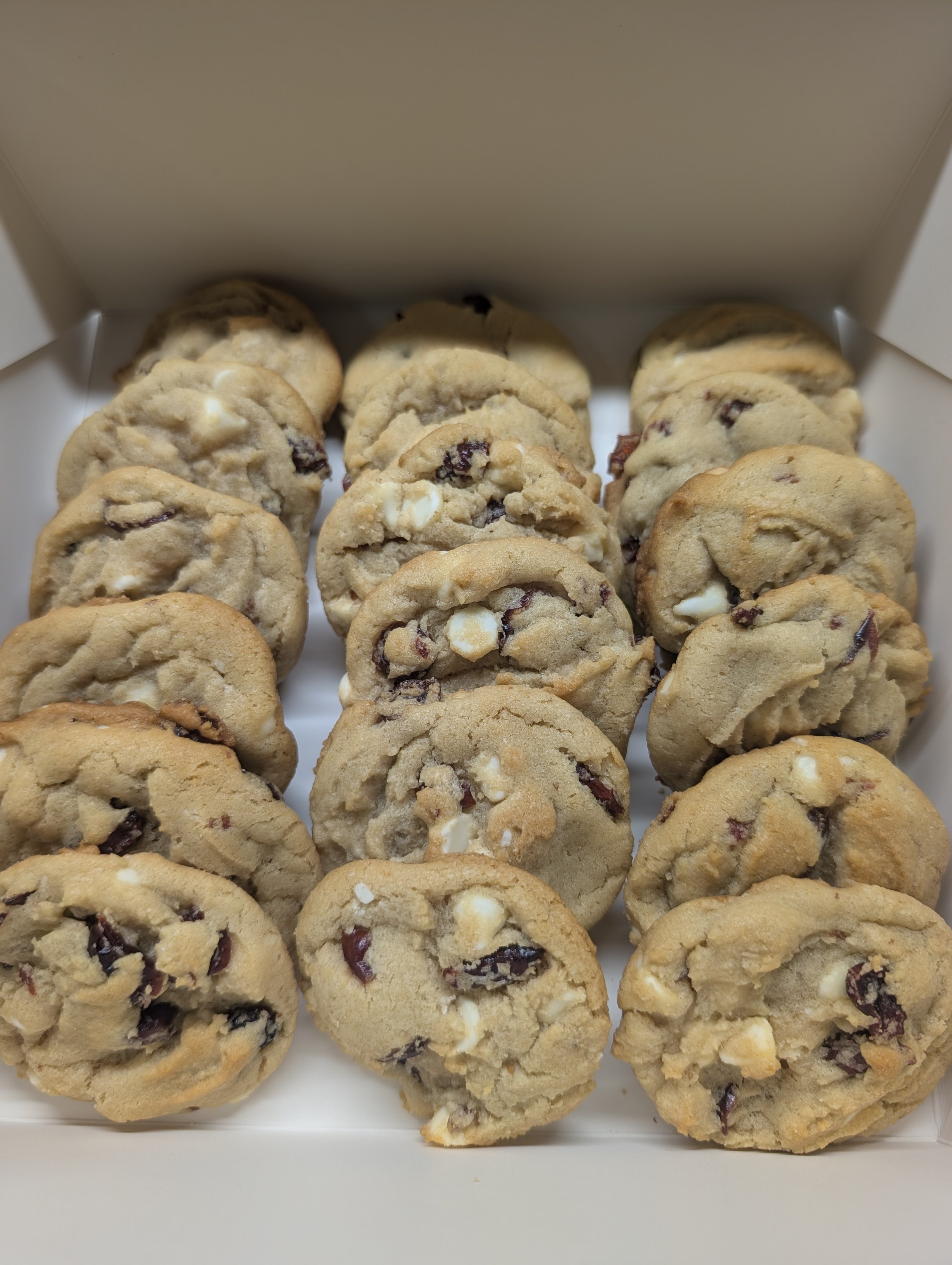 White Chocolate Cranberry Cookies