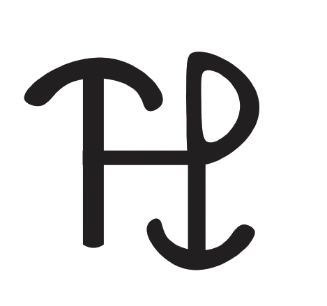 A black monogram of the letters T and H intertwined on a white background.