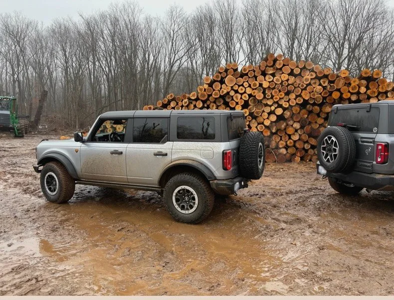 A quick trip to Yankee Springs Michigan for an Off-road adventure for more information read on our website  #tagthatbronco #bronconation #ford #bronco