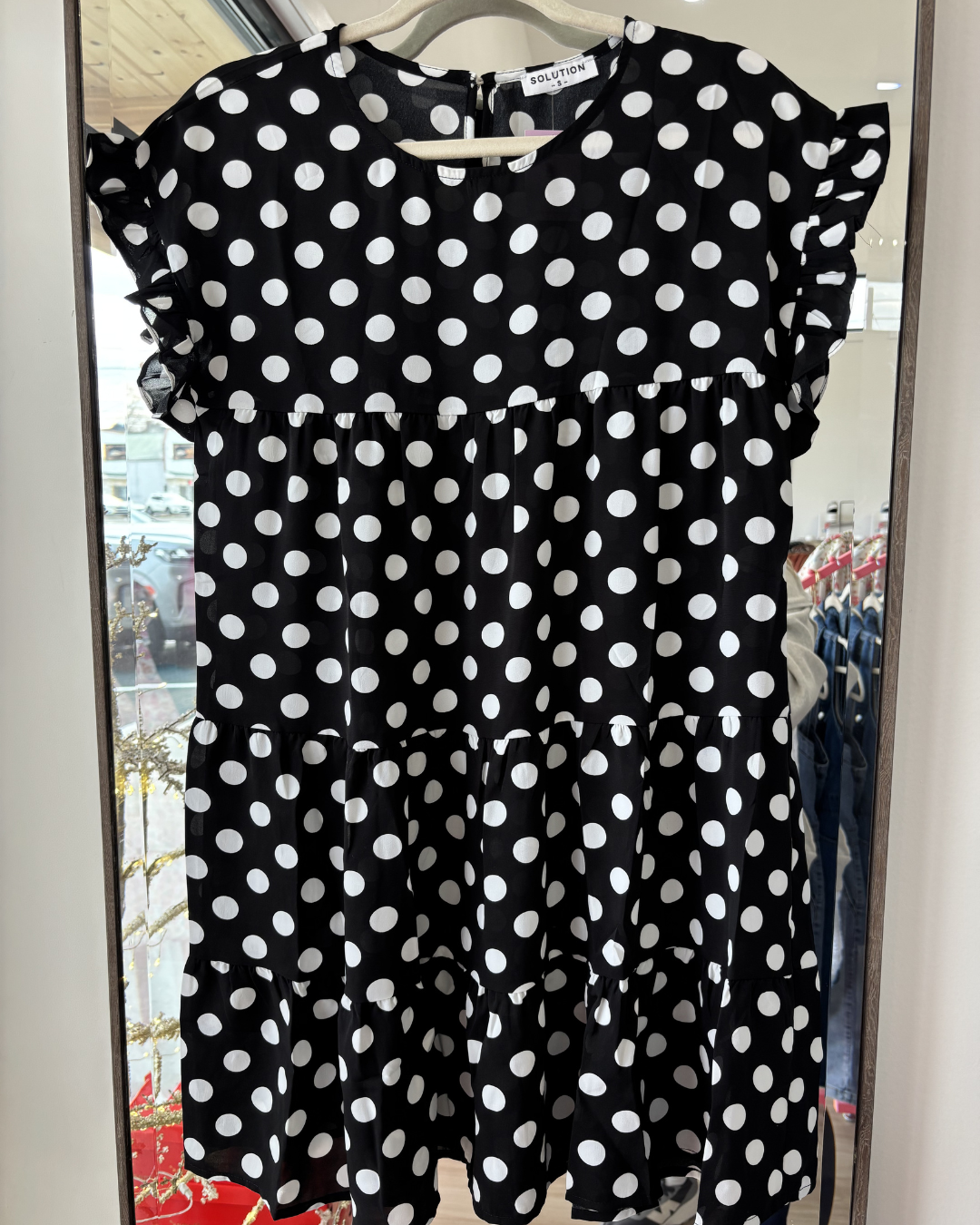 Vintage Charm Polka Dot Dress