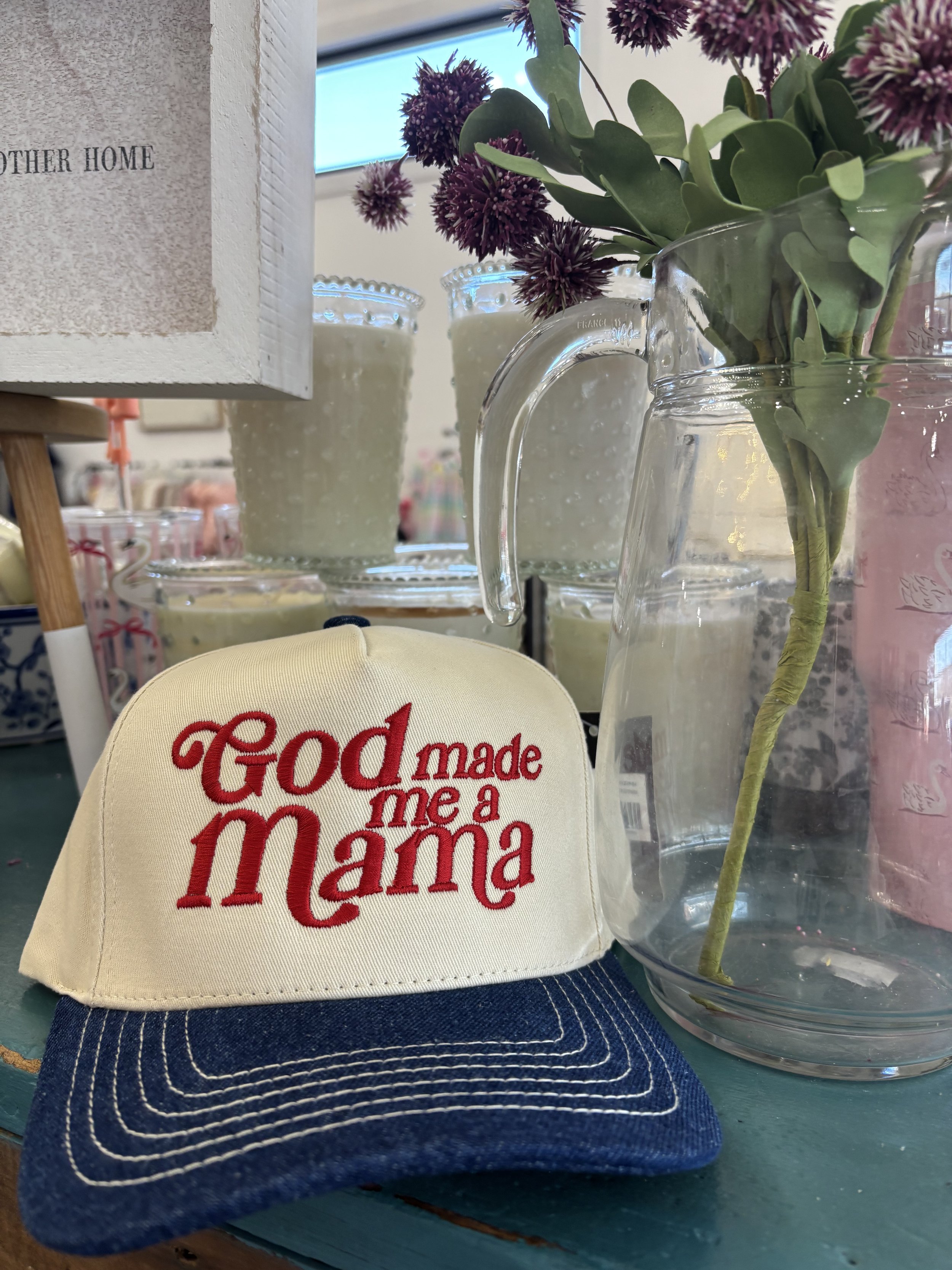 'God Made Me a Mama' Hat