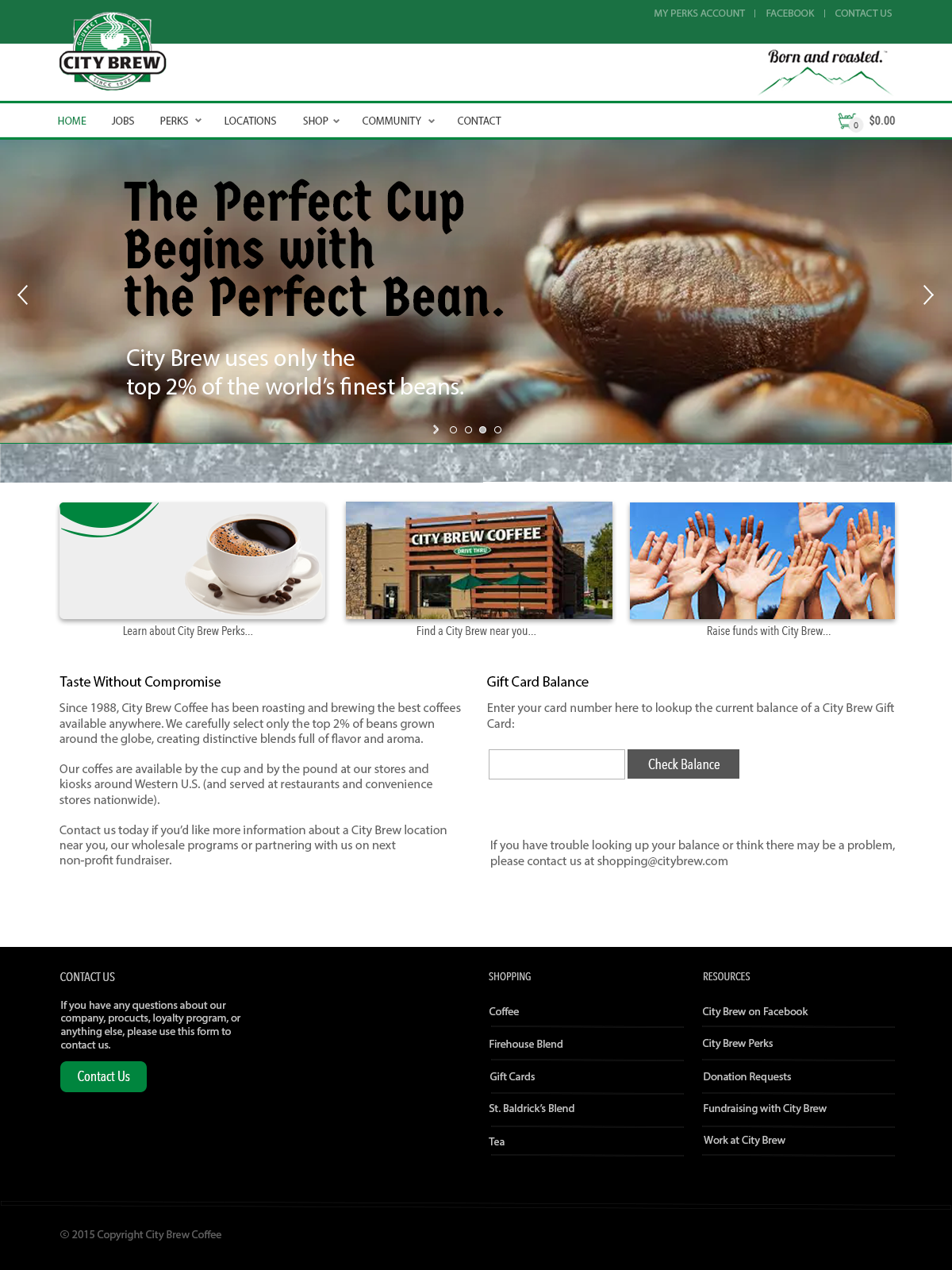 City Brew Web Page