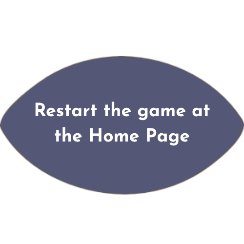 A blue game prompt with white text that says, 'Restart the game at the Home Page'.