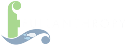 Illustration of a dolphin jumping over a book with the text 'Fulfillment' in the background.