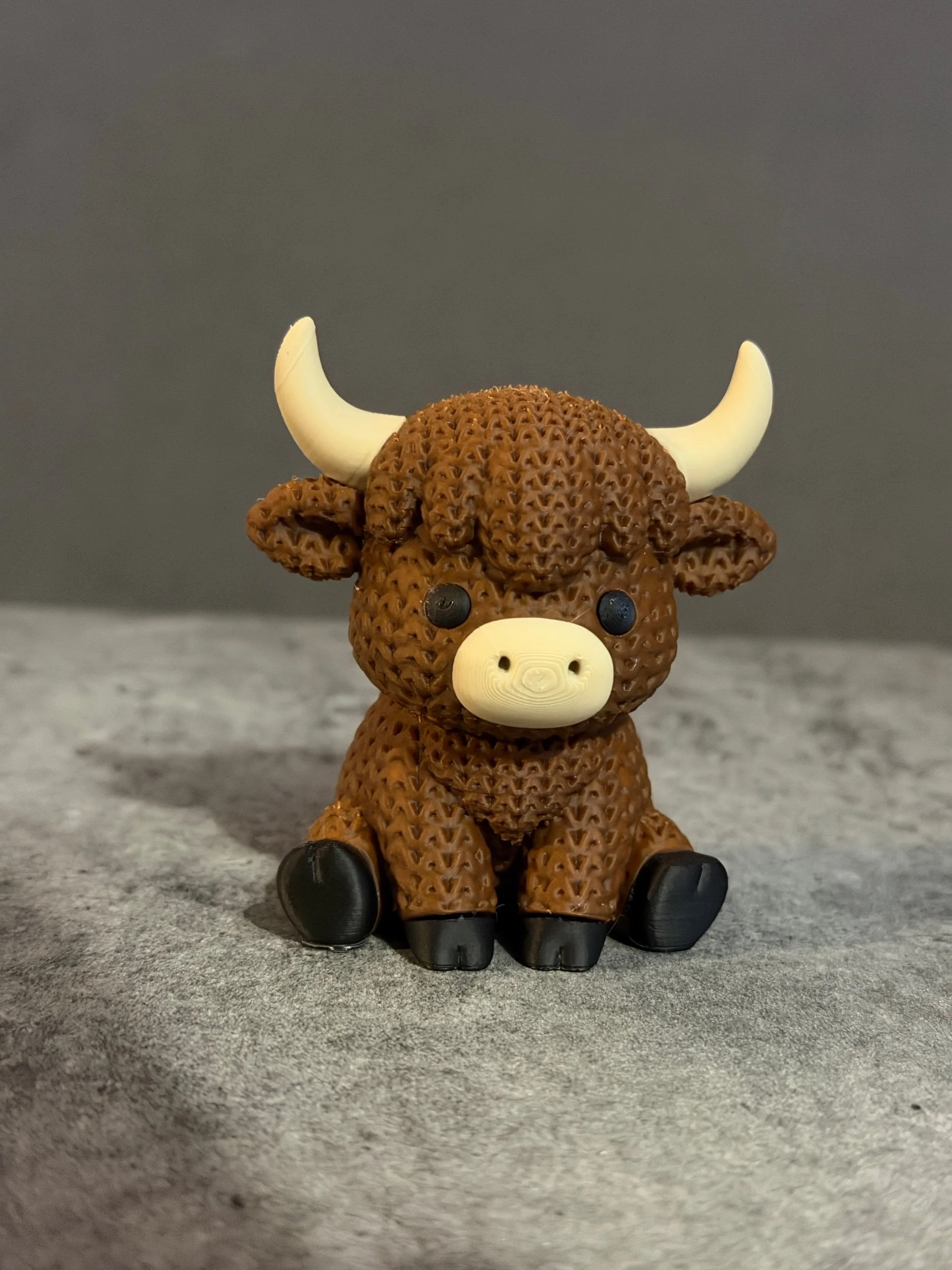 ‘Knitted’ Highland Cow