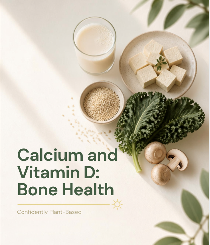 Calcium &amp; Vitamin D: Bone Health for vegans