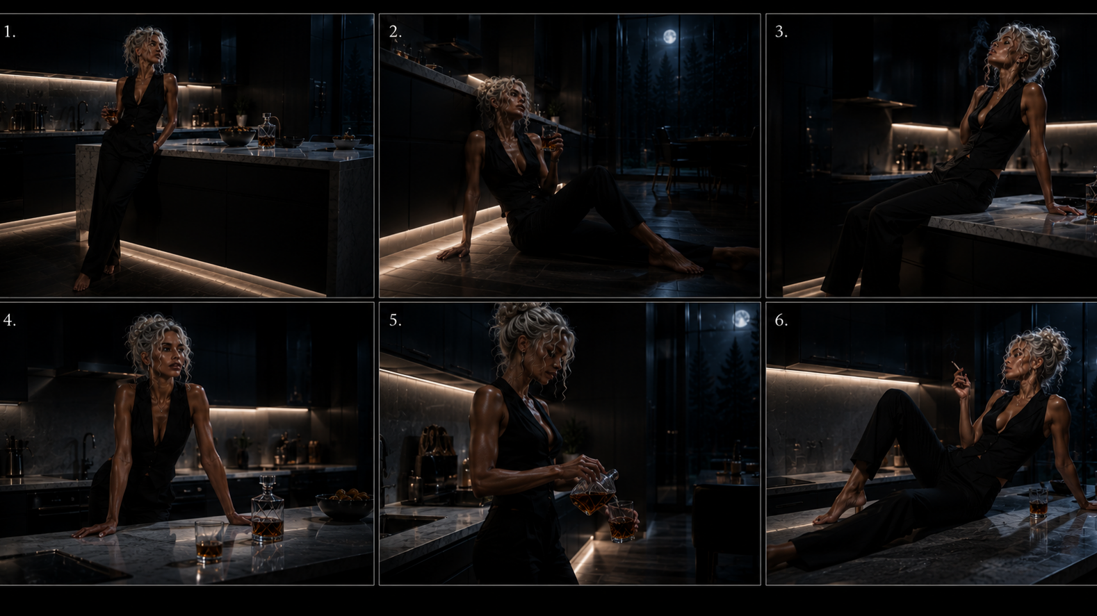 Moody, performance-led still from Betrayed by Night — cinematic AI music video
