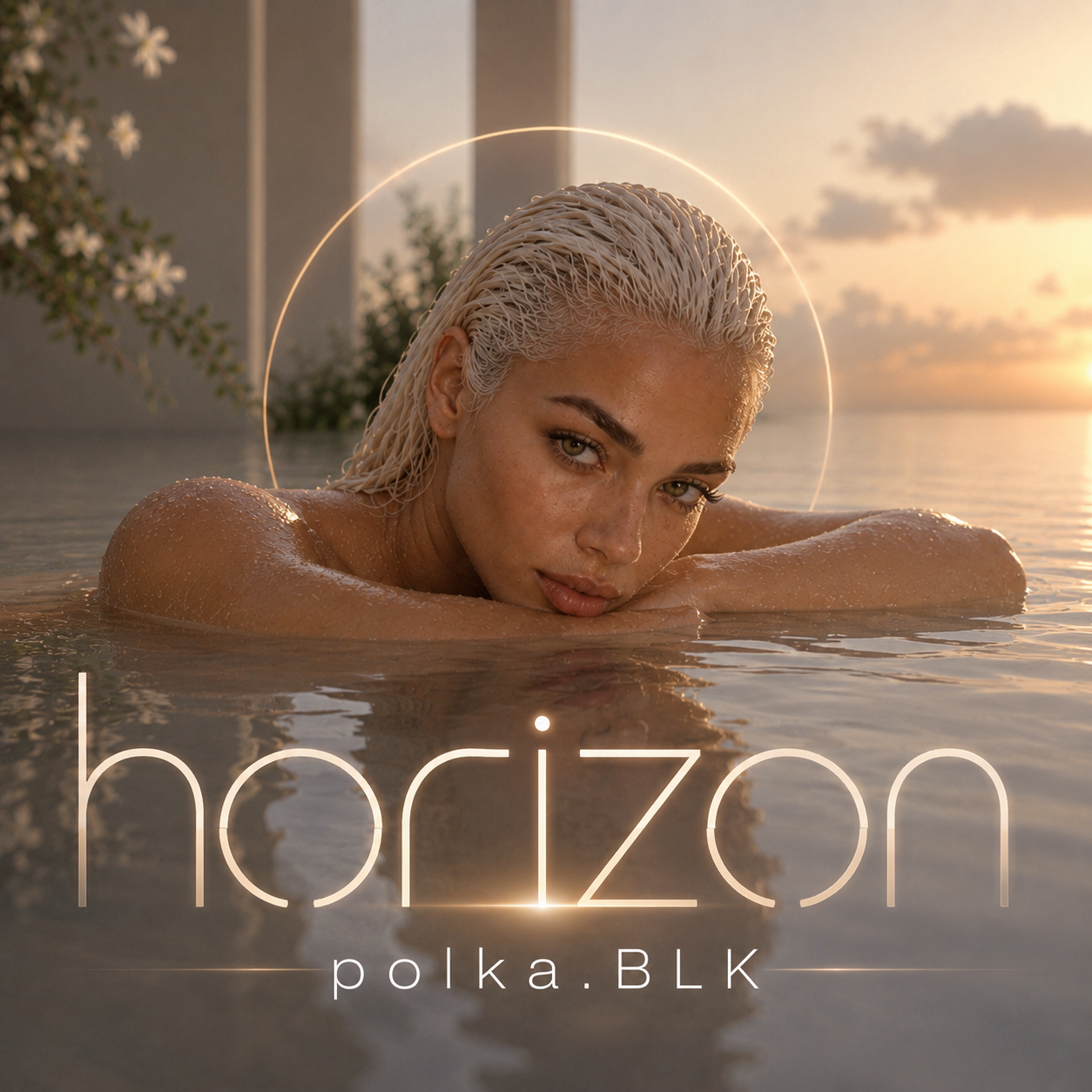 Horizon single cover artwork for artist Polka.BLK