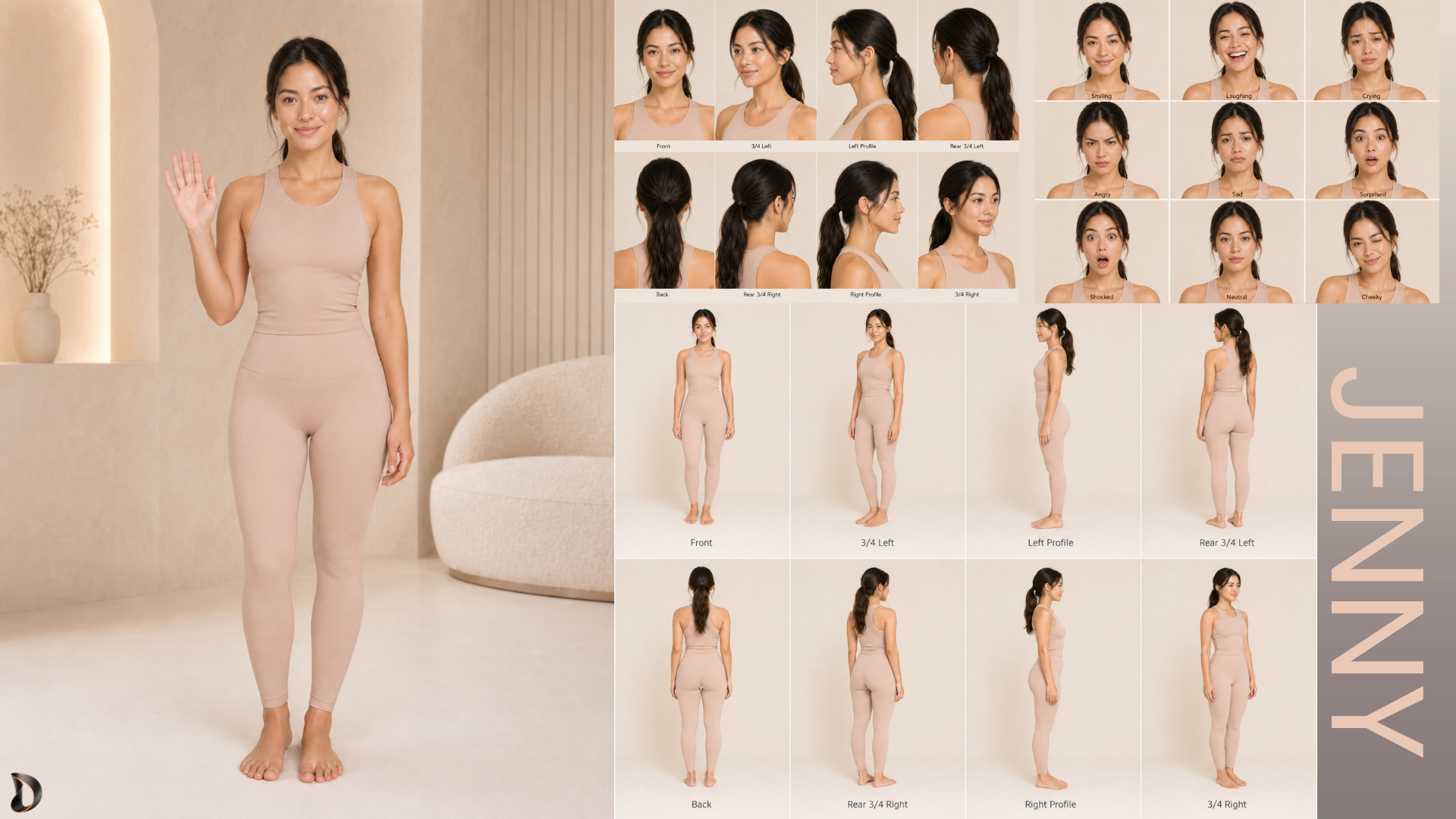 Jenny — AI brand avatar for the Glow in Grace skincare content system