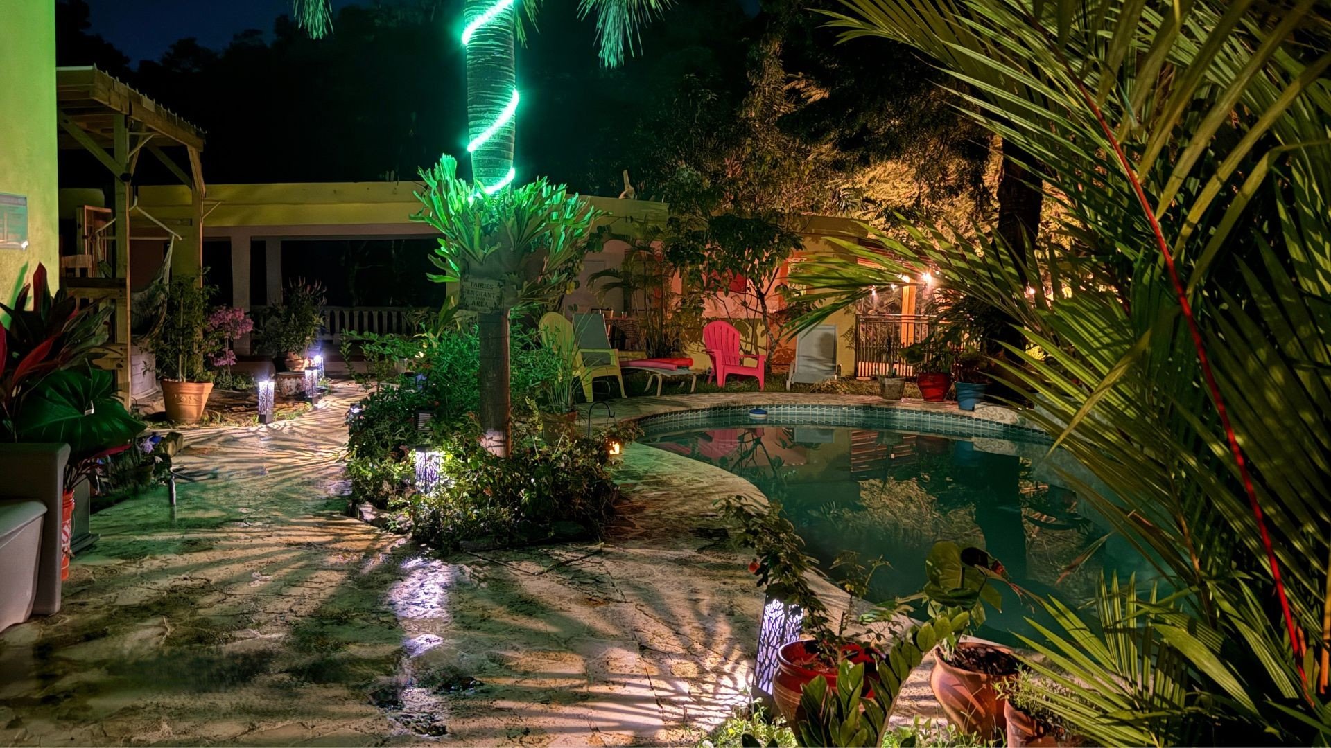 Where the night glows green coquis sing and every corner feels like a hidden paradise.
