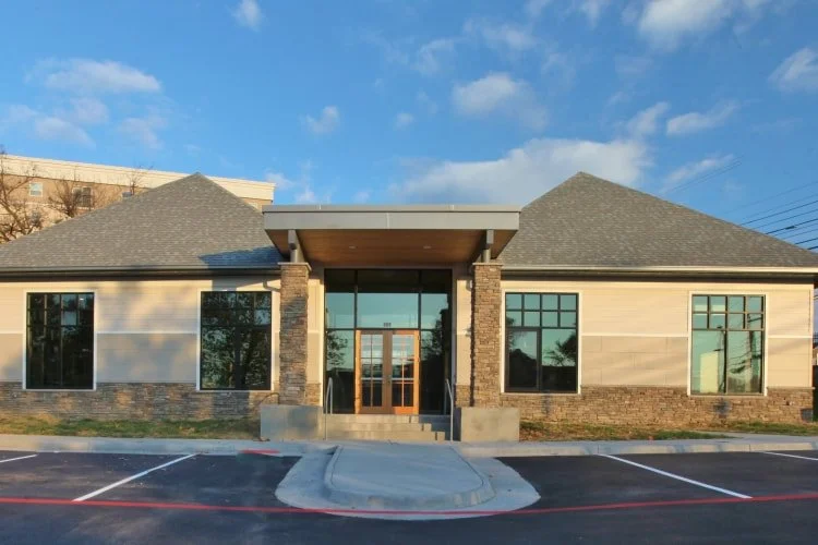 LCC Enterprises curtainwall glazing project in Harrisonburg Virginia