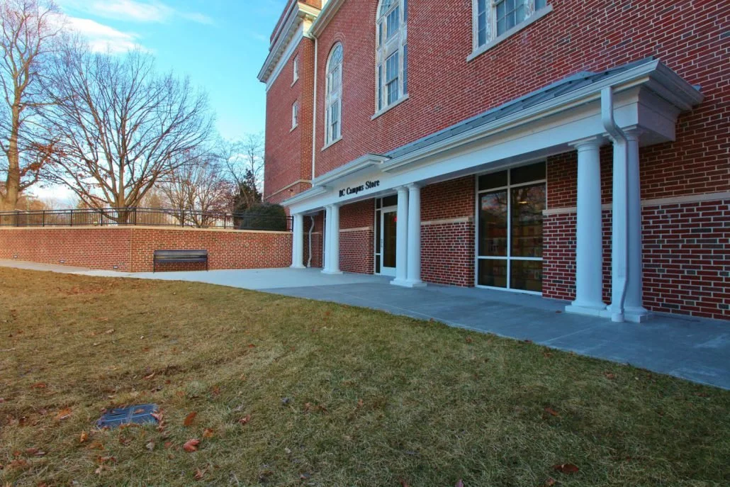 Campus commercial glass and glazing project by LCC Enterprises in Virginia