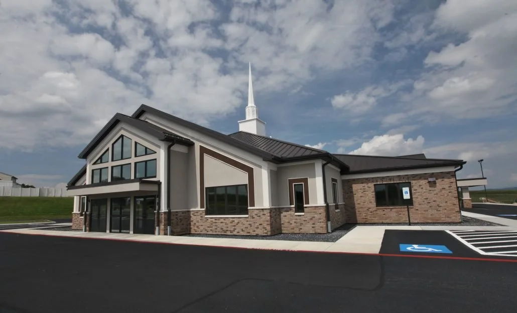Retail storefront glass installation by LCC Enterprises in Virginia