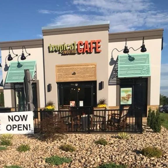 Commercial storefront glass installation by LCC Enterprises in Virginia