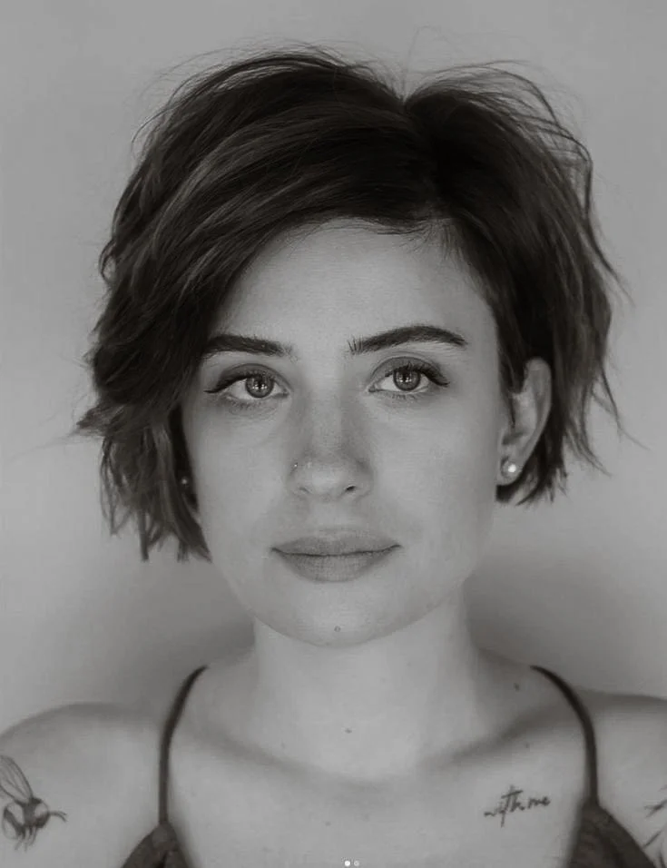 modern short haircut in exton pa salon