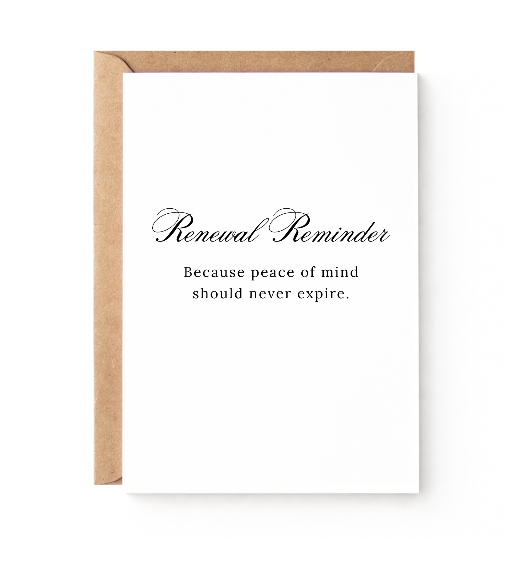 Renewal Reminder Card Set