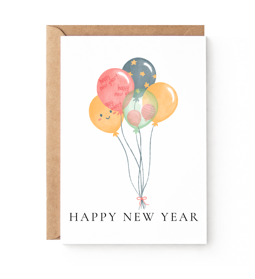 Happy New Year Card Set