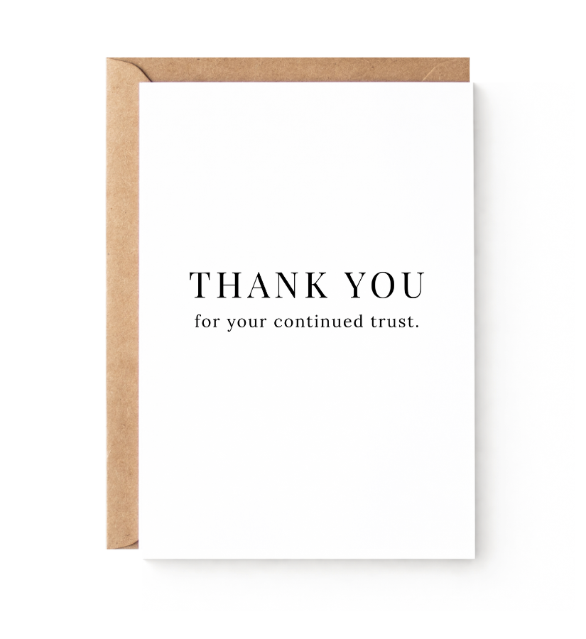 Renewal Appreciation Card Set