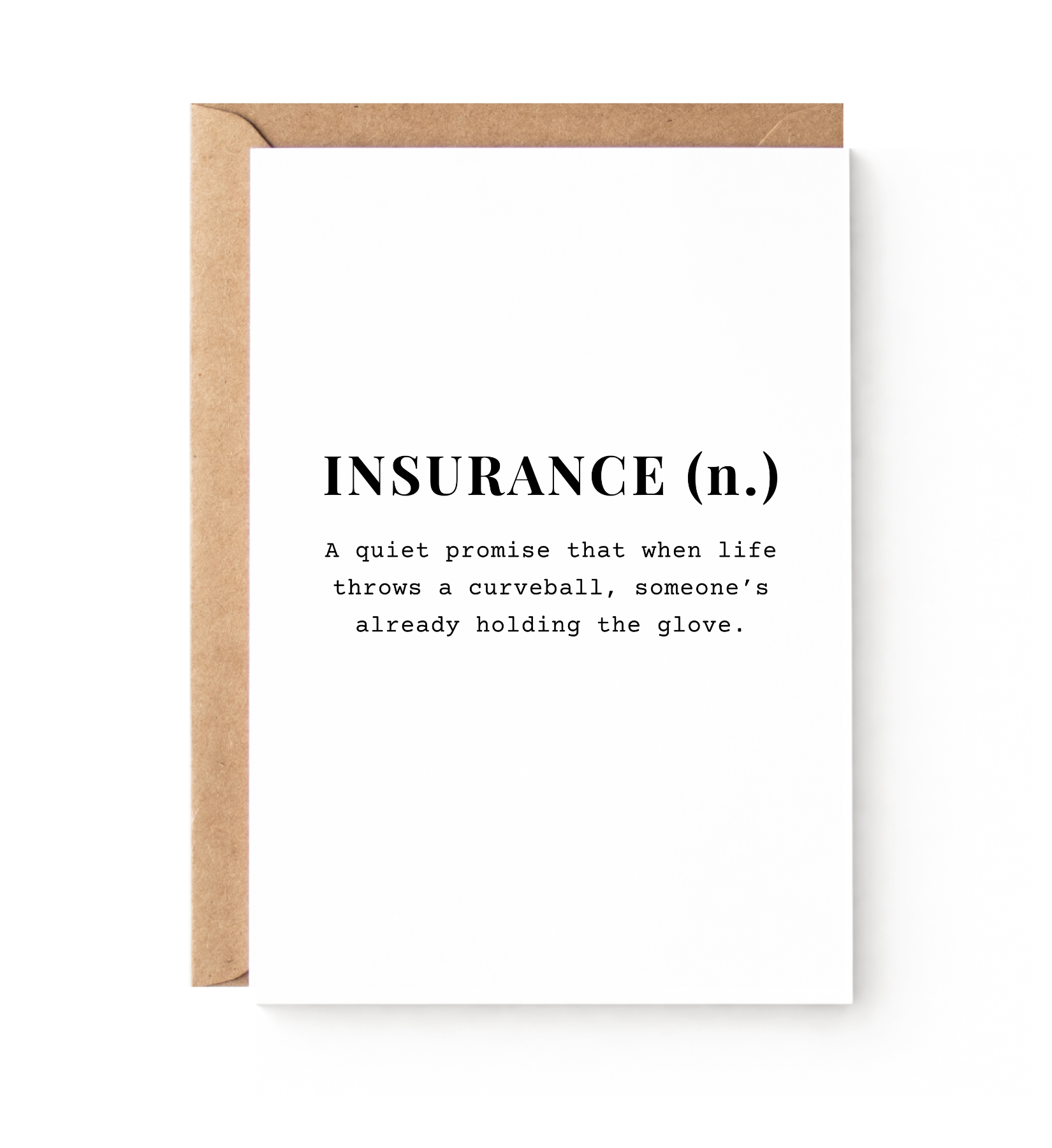 Insurance Definition Card Set