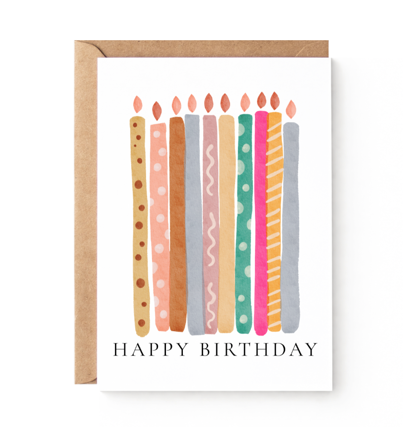 Happy Birthday Card Set