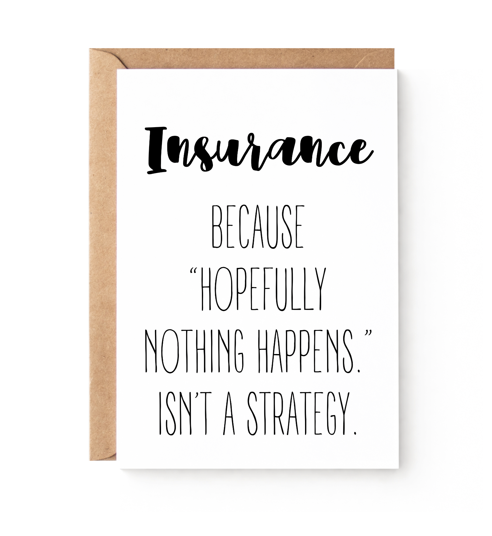 Insurance Humor Card Set