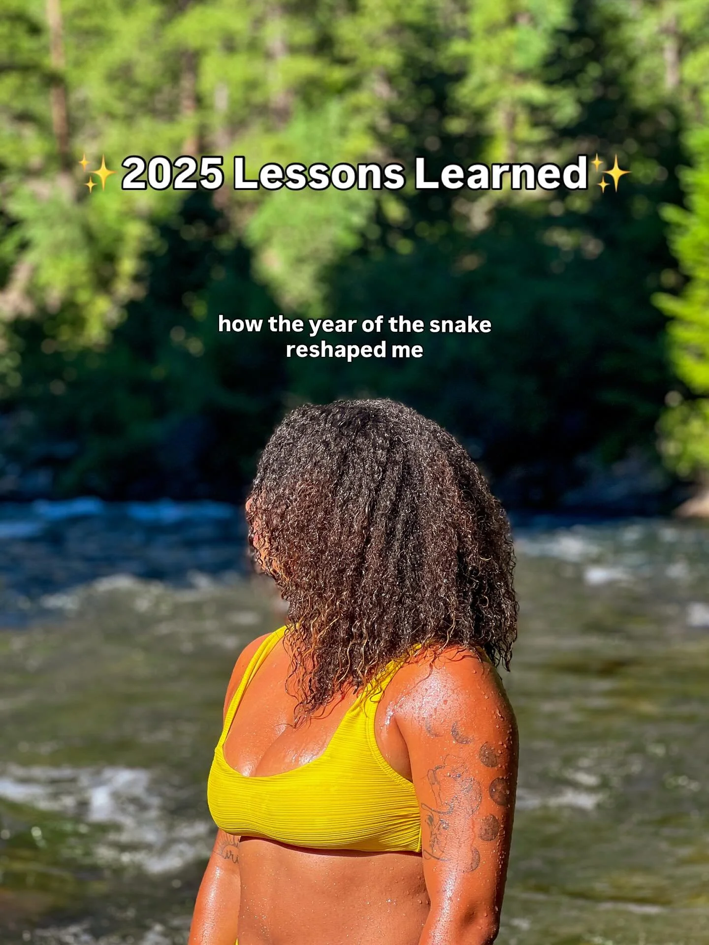 2025 stretched me. The year of the wood snake was a year of deep release, and intense integration.

It brought growth and expansion, and also moments of exhaustion and recalibration.

I learned that growth can be fast and still require slowness. That