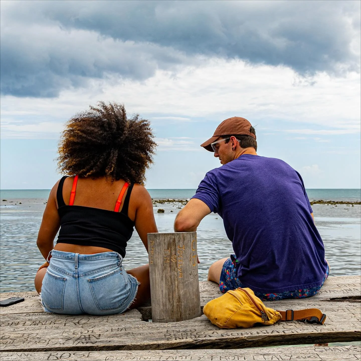 final photo memories from my time in jamaica this year. it pains me to wonder if this spot still stands today, or if like many homes and buildings, it was swept away by strong winds and rain.

pelican bar, a floating international destination, was on