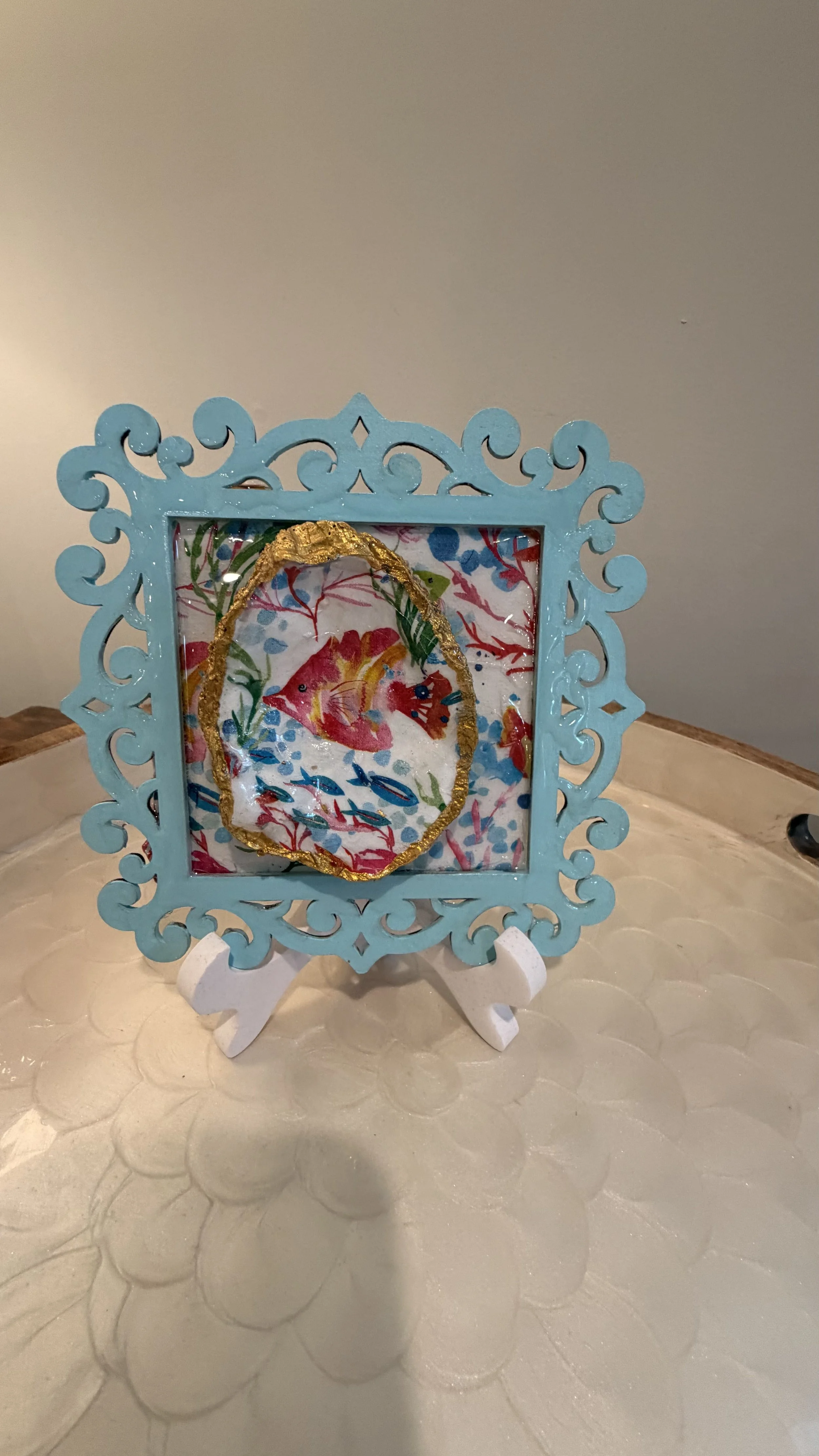 Elegant Coastal Oyster Shell Decor