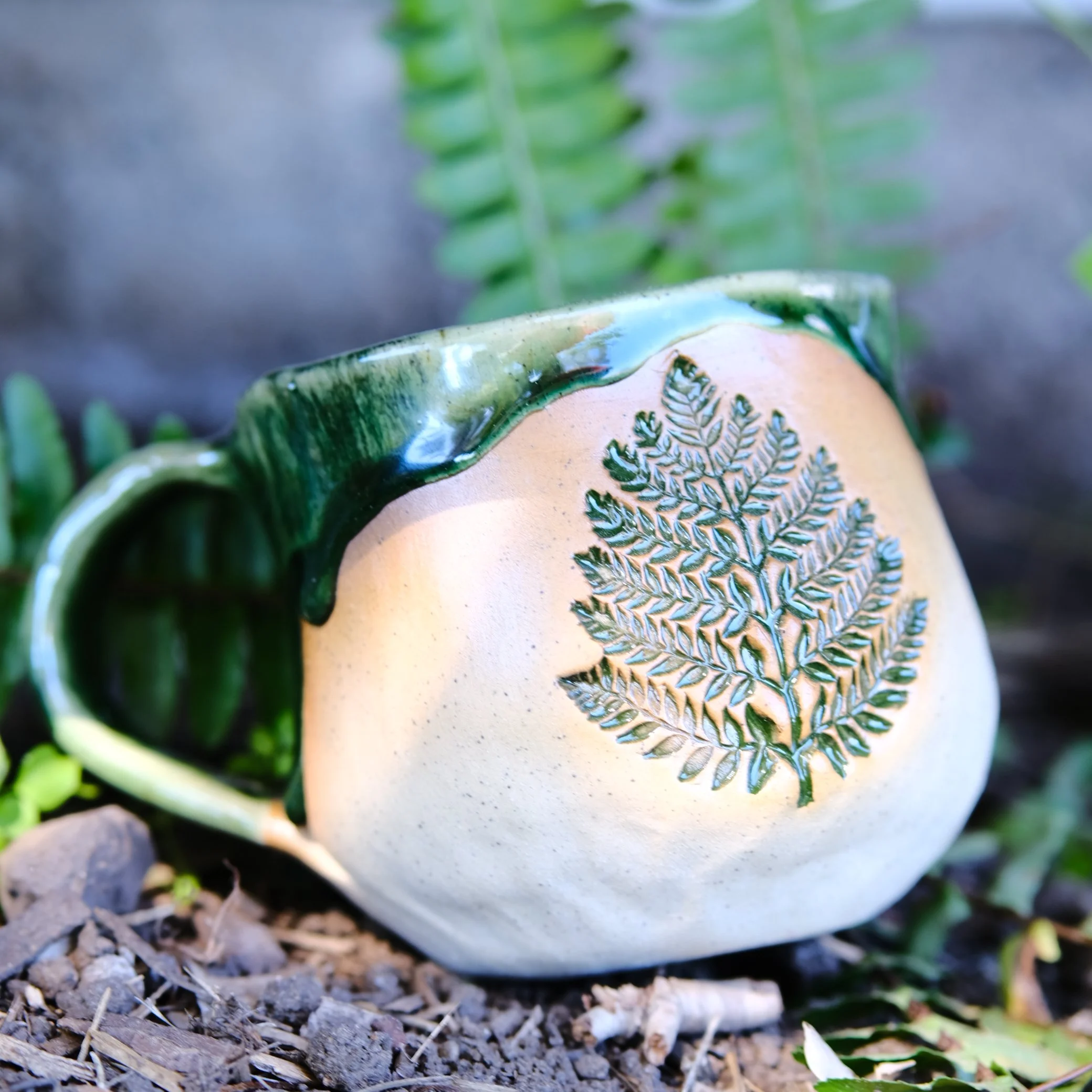 Fern Potbelly Mug