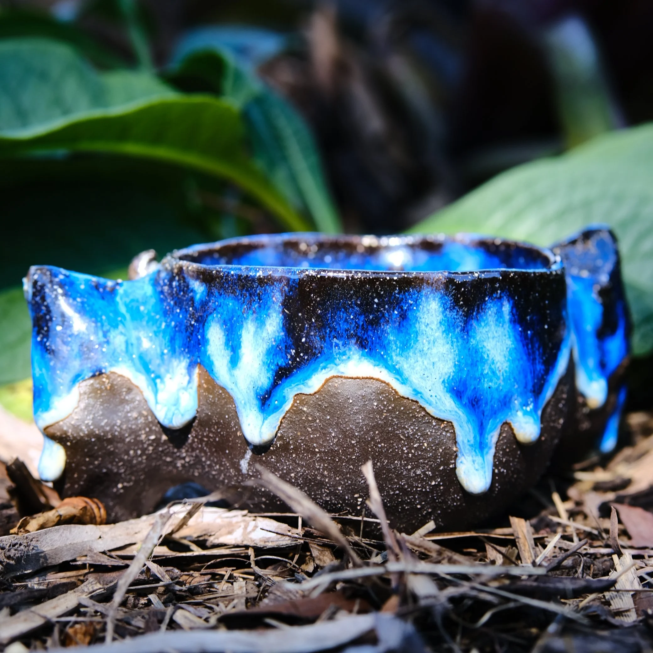 galactic elf face cup with large ears handmade ceramic australia