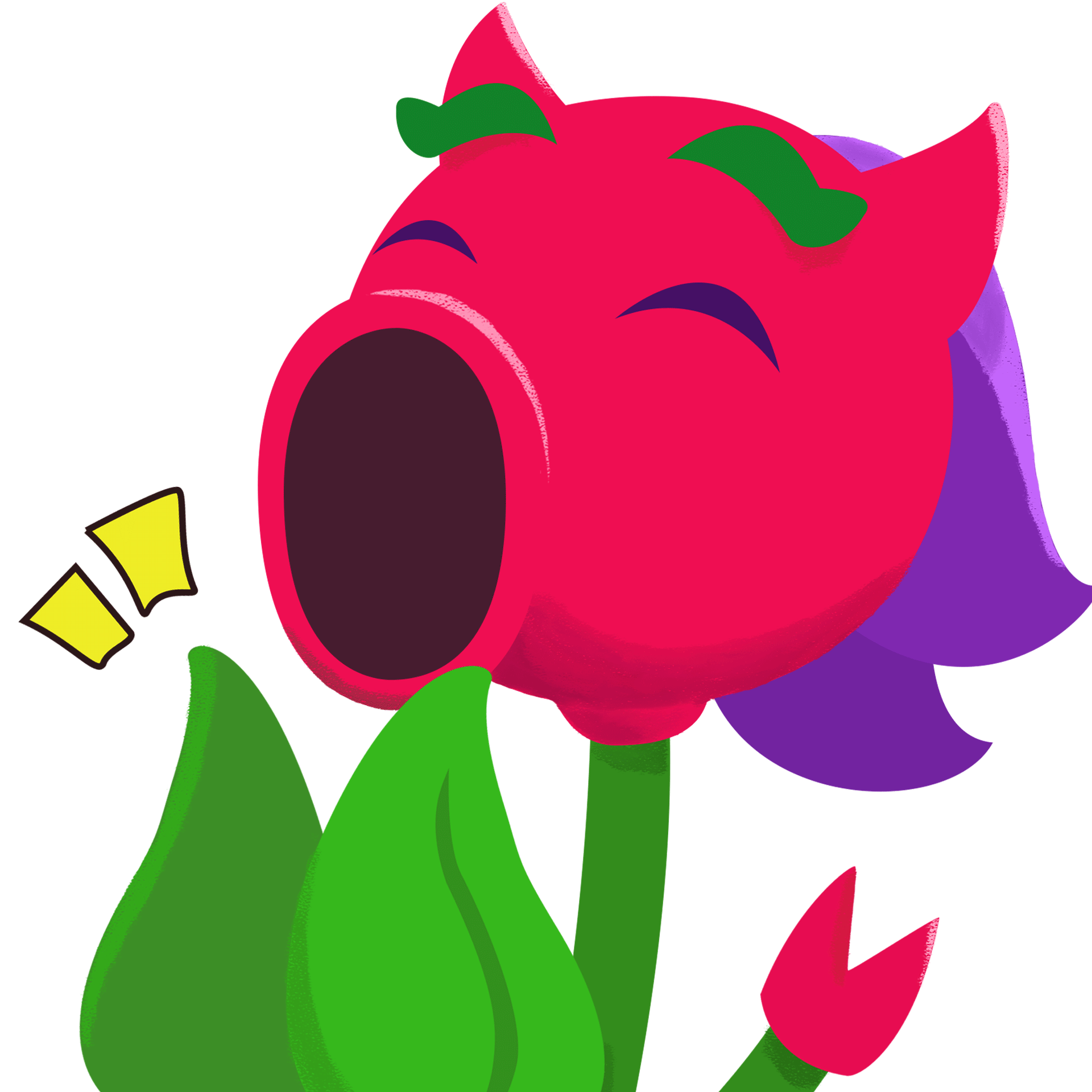 In 2025 I began drawing and animating all of my own emotes! There are many on twitch that Umbring drew, but I drew and designed everything on this page myself. I love the simple motion in this one and how it translates in a chat! If you like my style