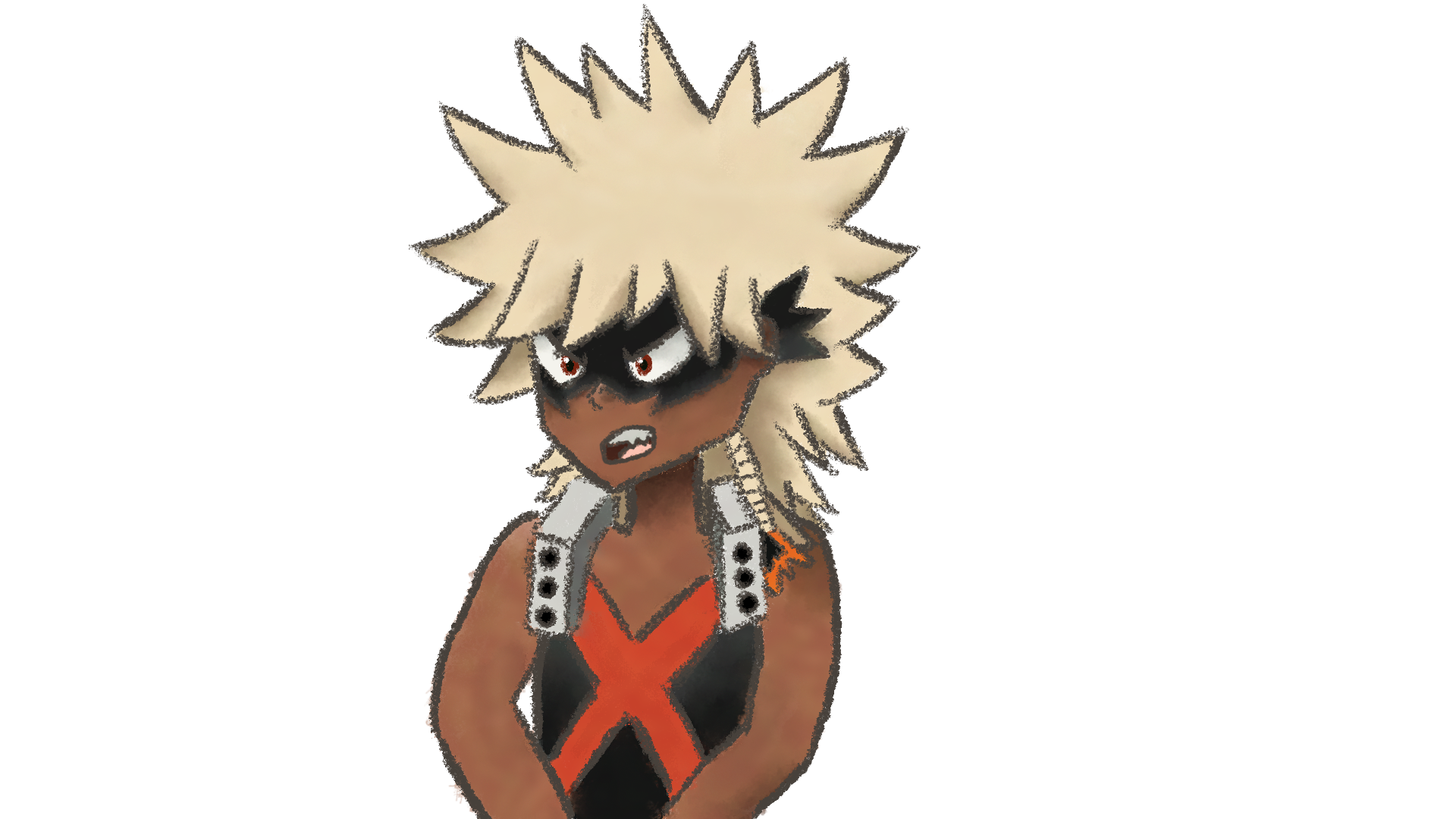 These two images are two halves of a png-tuber that I made for my friend gz_hero as a commission. We agreed we wanted a chibi/anime-hybrid style with a rendering inspired by the hand-drawn style of another streamer's png-tuber. Working in this render