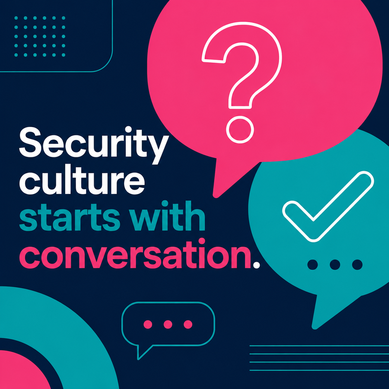 Cybersecurity Training Should Not Be a Silent Exercise. 
