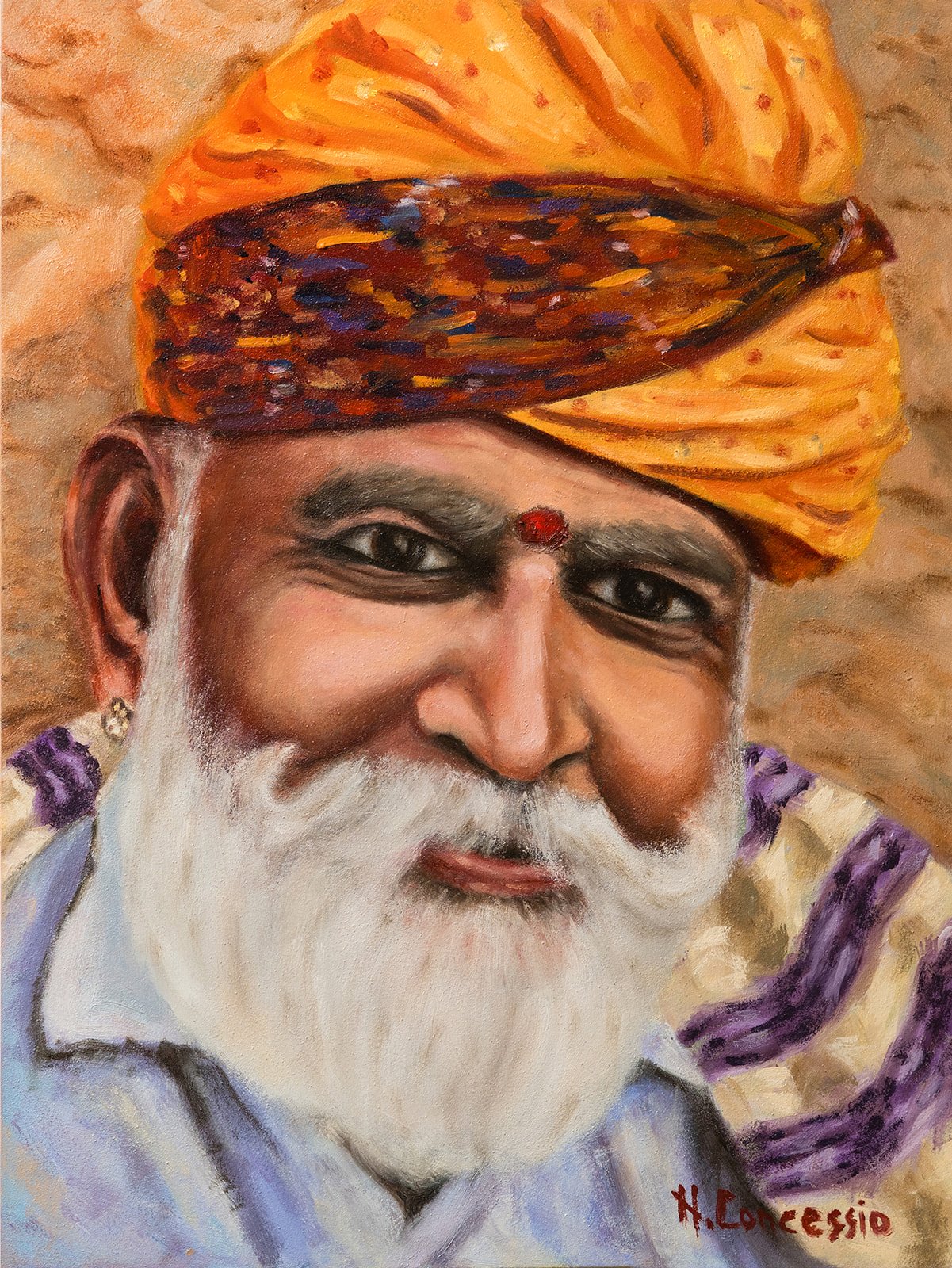PREM (love)_12x16in_oil on cradled wood panel_2025
