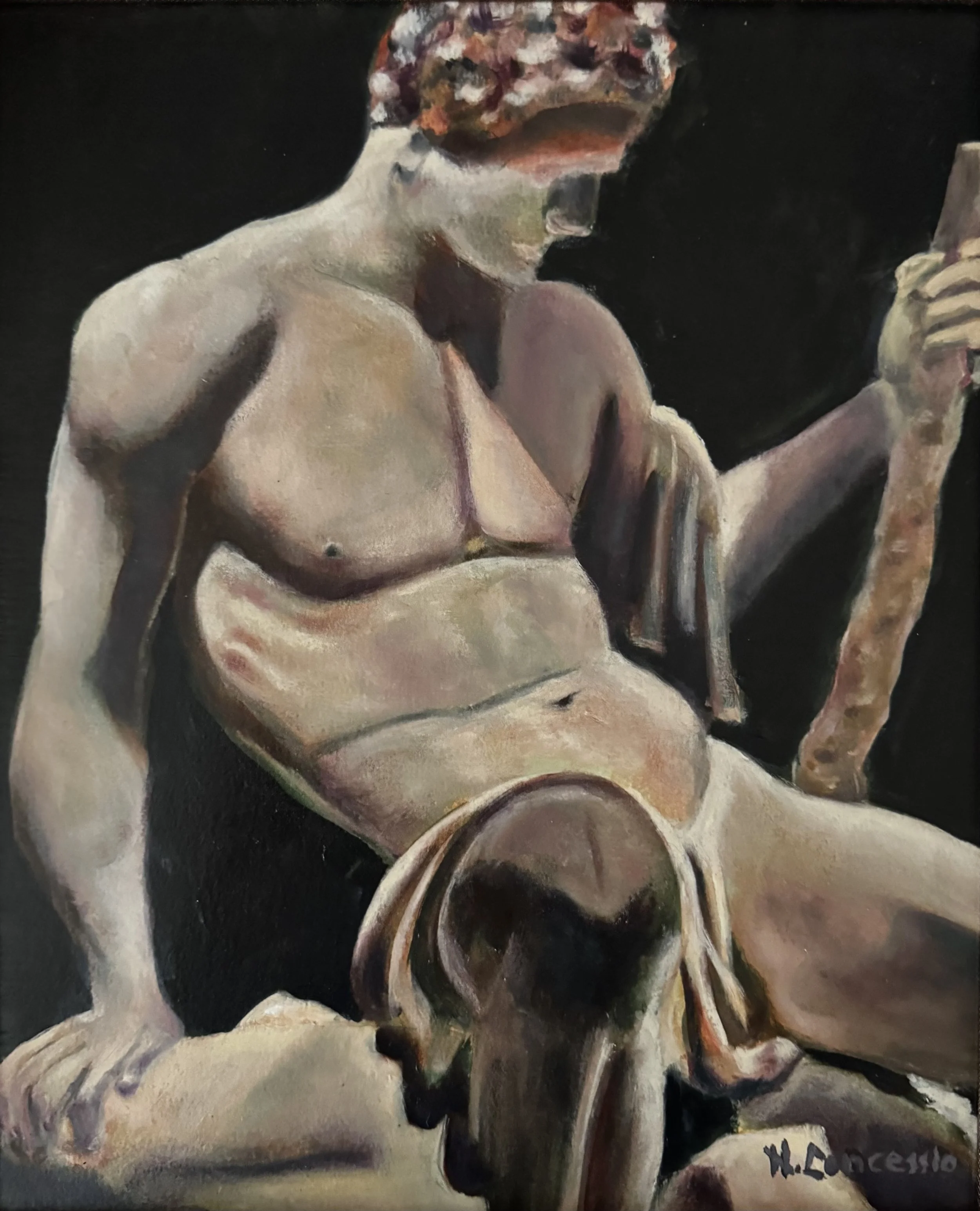 THE WEIGHT OF STILLNESS_12x16in_oil on panel_2022