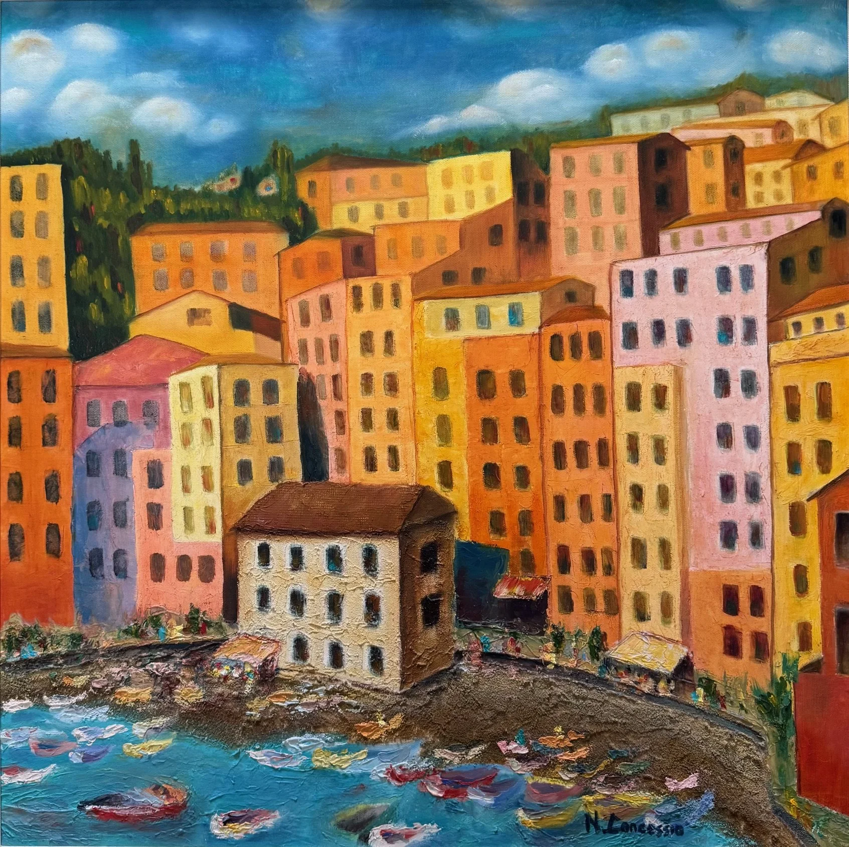 ANCHORED IN COLOR_24x24in_oil on canvas_2016