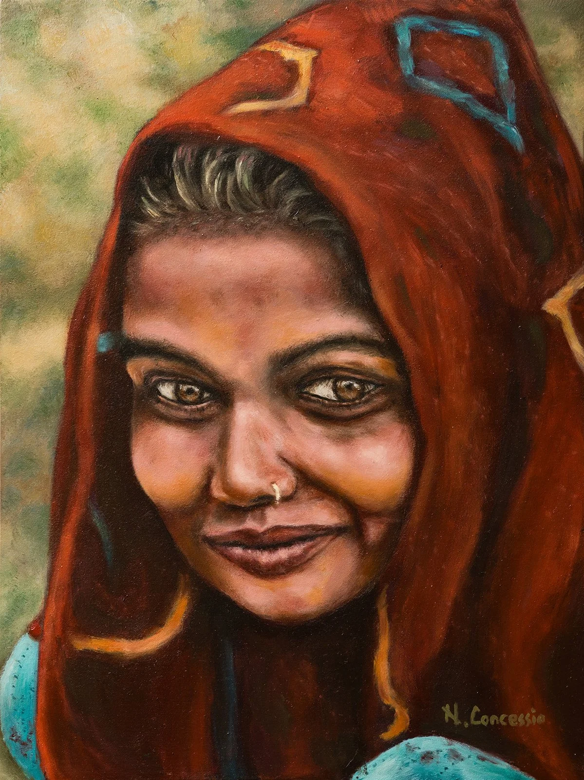 PARI (charm)_12x16in_oil on cradled wood panel_2025