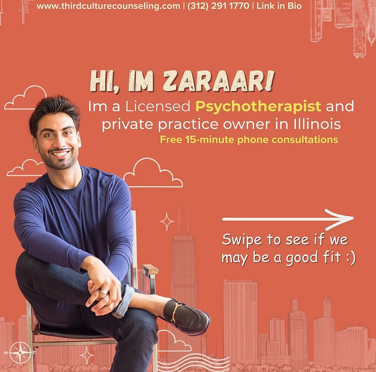You&rsquo;ve been saying &ldquo;I should probably talk to someone about this&rdquo; for the last 6 months&hellip; || I have immediate virtual openings! Link in Bio || ThirdCultureCounseling.com ✨

#therapistsofinstagram #therapy #privatepracticethera