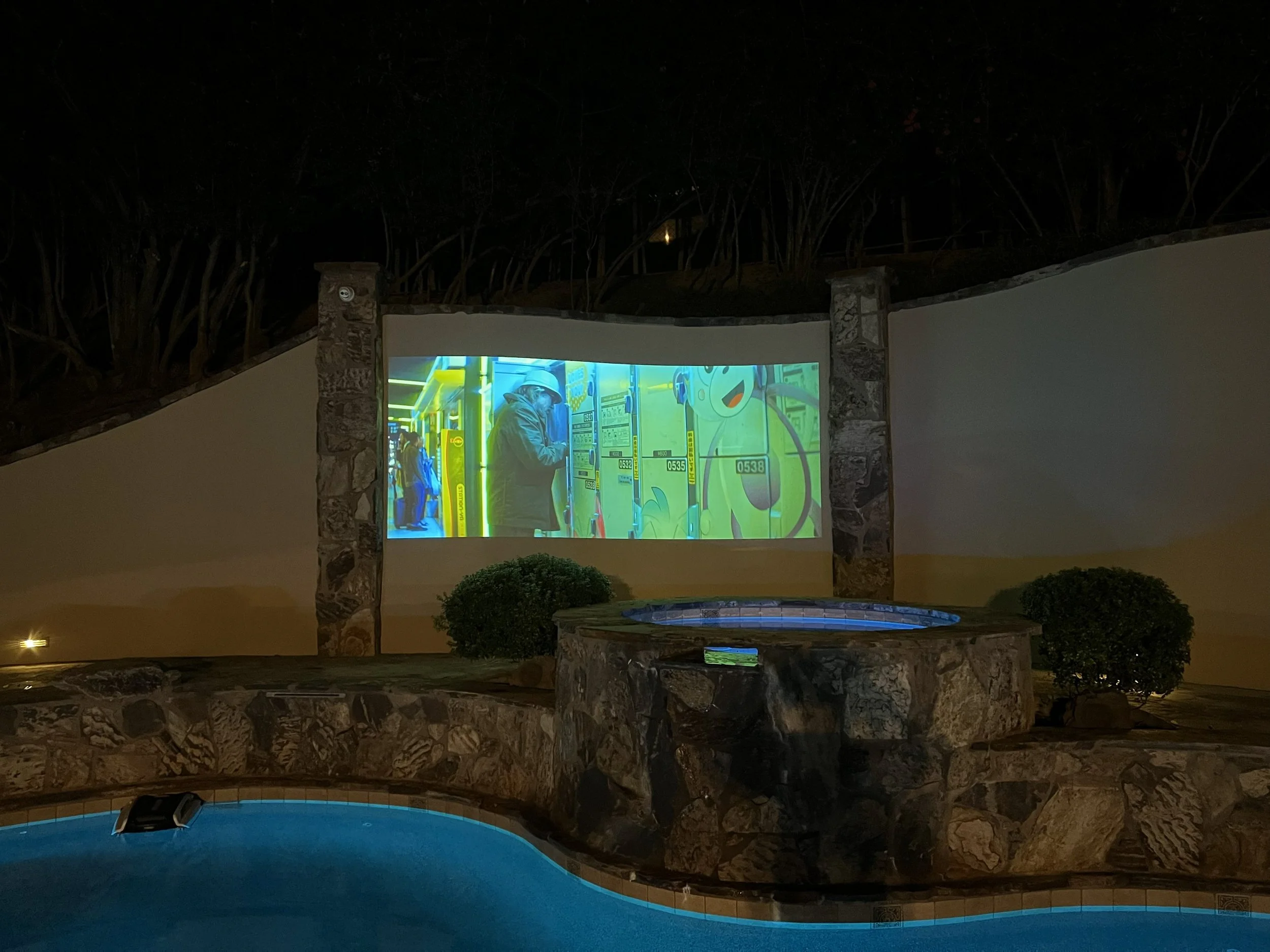 Outdoor Projection, Long throw projection, 15000w Discrete sound project