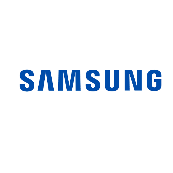 Samsung logo: dominant force in electronics, semiconductors, and telecommunications.